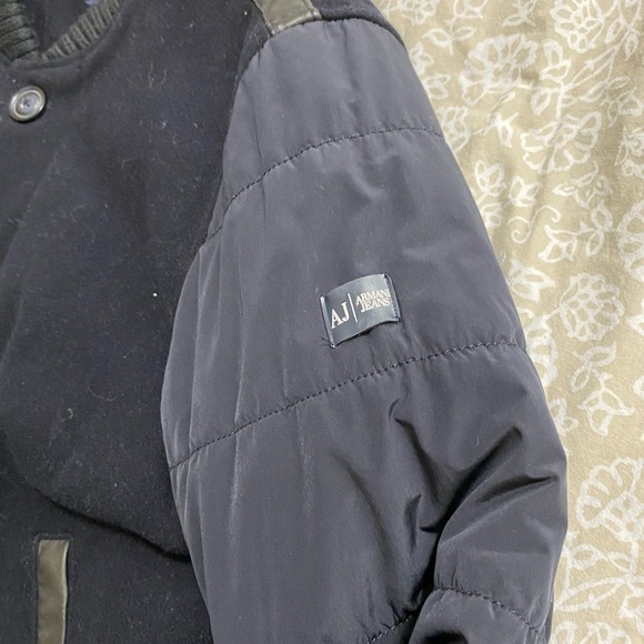 Mens Armani Jeans Bomber Jacket Size S4 - Picture 11 of 12